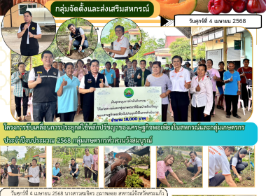 เข้ามอบเงินอุดหนุนโครงการขับเคลื่อนการประยุกต์ใช้หลักปรัชญาของเศรษฐกิจพอเพียงในสหกรณ์และกลุ่มเกษตรกร ประจำปีงบประมาณ 2568 ... พารามิเตอร์รูปภาพ 11