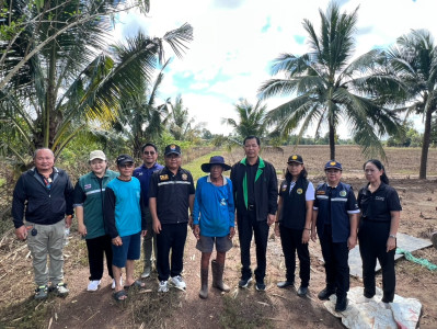 เข้าร่วมลงพื้นที่สำรวจความเสียหายและติดตามสถานการณ์อุทกภัยในพื้นที่การเกษตรของเกษตรกรที่ได้รับผลกระทบจากน้ำท่วม ... พารามิเตอร์รูปภาพ 1
