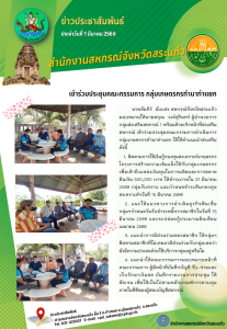 ประชุมคณะกรรมการดำเนินการกลุ่มเกษตรกรทำนาท่าแยก พารามิเตอร์รูปภาพ 1