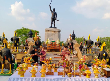 พิธีบวงสรวงและงานแถลงข่าวโครงการส่งเสริมและพัฒนากิจกรรมการท่องเที่ยวเชิงประวัติศาสตร์และวัฒนธรรม ... พารามิเตอร์รูปภาพ 1