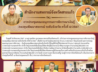 ประชุมคณะอนุกรรมการพิจารณาเงินกู้กองทุนพัฒนาสหกรณ์ ... พารามิเตอร์รูปภาพ 8